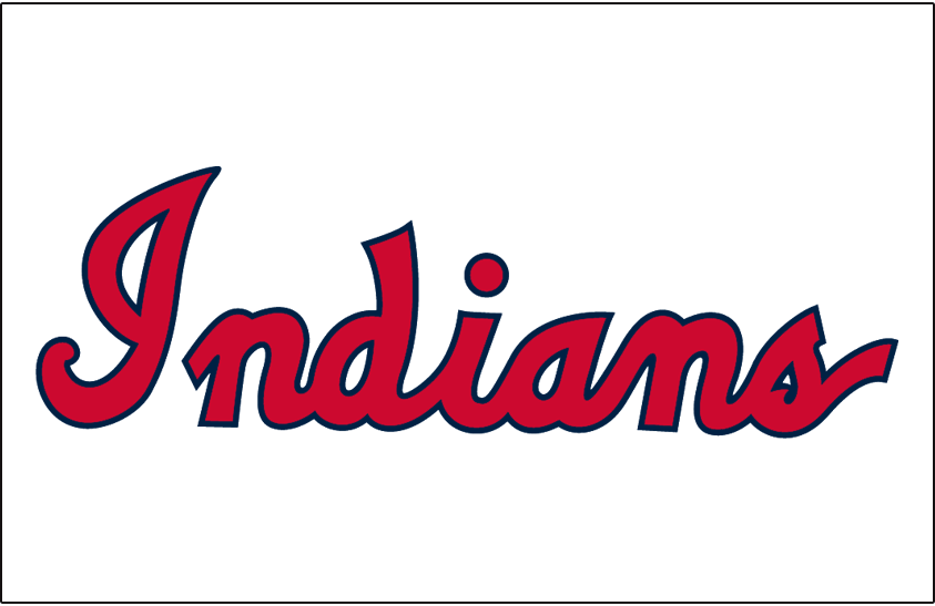 Cleveland Indians 1951-1957 Jersey Logo fabric transfer version 2